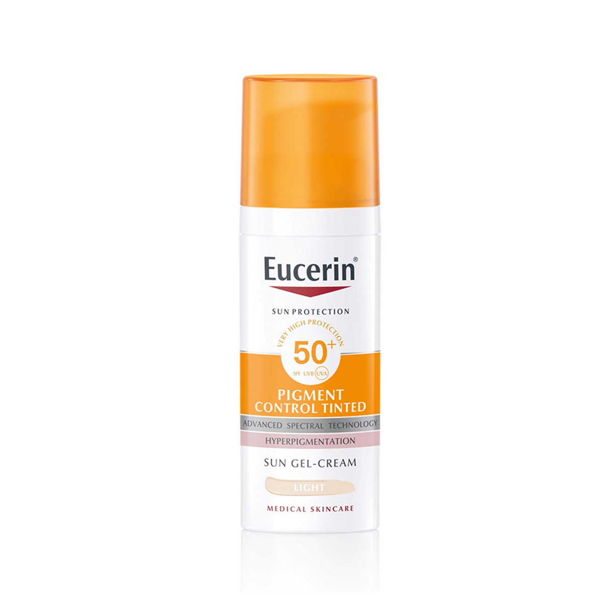 Eucerin, Eucerin - Sun Pigment Control Tinted Light SPF50+, krem spf, light tinted, mbrojtes spf, SPF, spf me mbulim, SPF50 SPF krem dielli krem, SPF50+, Sun Pigment Control Tinted Light S