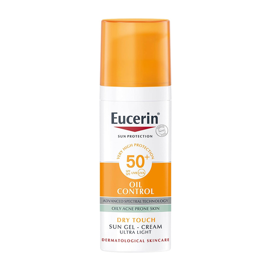 Acne & Breakouts, akne, Eucerin, Eucerin - Oil Control Sun Gel-Cream Dry Touch SPF50+, krem dielli per akne, Oil Control Sun Gel-Cream Dry Touch SPF50+, pucra FANTASTIC LOOK Albania Tirana